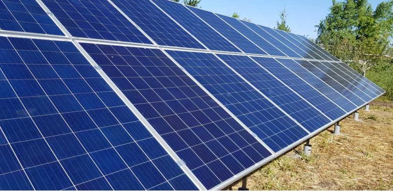 Сонячна електростанція 30 квт село Чепиліївка Київська область за панелями 30,8 квт