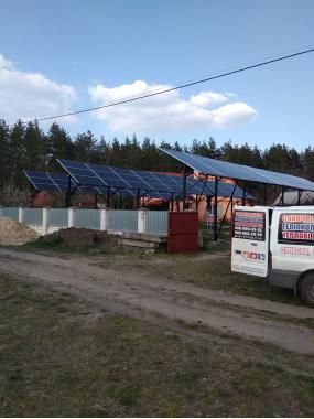 Сонячна електростанція під зелений тариф на 30 квт Фастів з панелей 31 квт