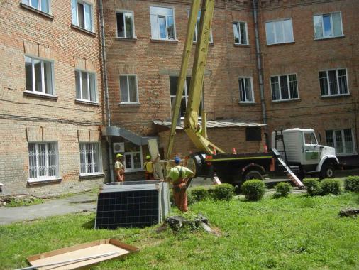 Сонячна електростанція для власного споживання лікарня 1 Біла Церква
