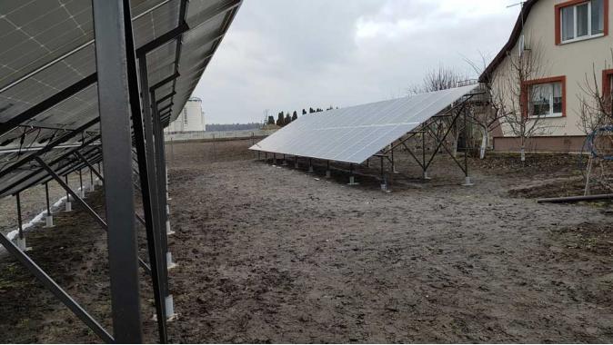 Сонячна електростанція 30 квт в селі Томилівка під зелений тариф Київська область