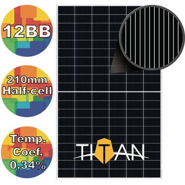 Сонячна панель 590 вт моно RSM120-8-590M Risen 12BB 210 mm TITAN