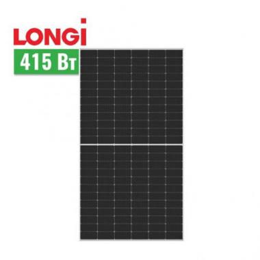 Сонячна панель 415 вт моно Solar PV panel 415W mono LR5-54HPH-415M LONGi black frame