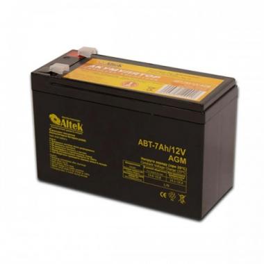 Стаціонарний свинцево-кислотний акумулятор agm Altek abt 7аh 12v