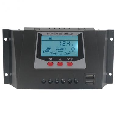 Контролер 30А 12/24В PWM + USB  WP3024D JUTA