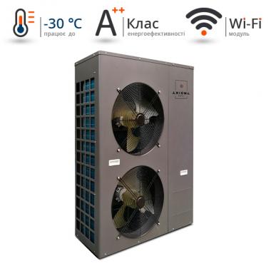 Тепловий насос Invertor + EVI моноблок 32 кВт 380В модель AXHP-EVIDC-32M-3 Axioma energy