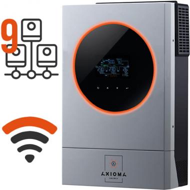 Гібридне ДБЖ 5600Вт 48В + МПП на 6 кВт ISMPPT BFP 5600 + wifi module Axioma energy