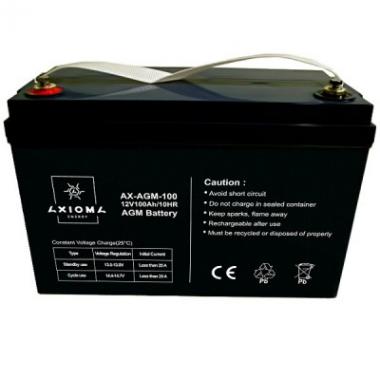 Акумулятор AGM 12В 100 Аг AX-AGM-100 Axioma energy